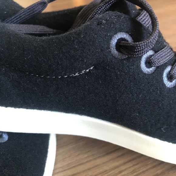 Allbirds Women’s Wool Piper Black Sneakers Soft Wool Walking Shoes Size 9 - Picture 11 of 16